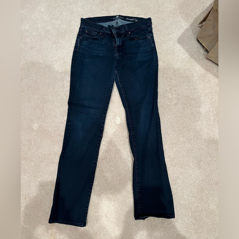 7 For All Mankind Jeans, Straight Leg
